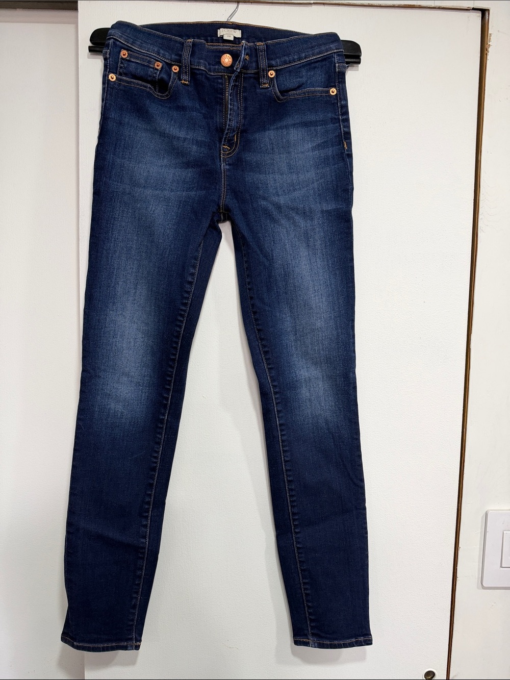 J. Crew Dark Indigo Skinny Jeans